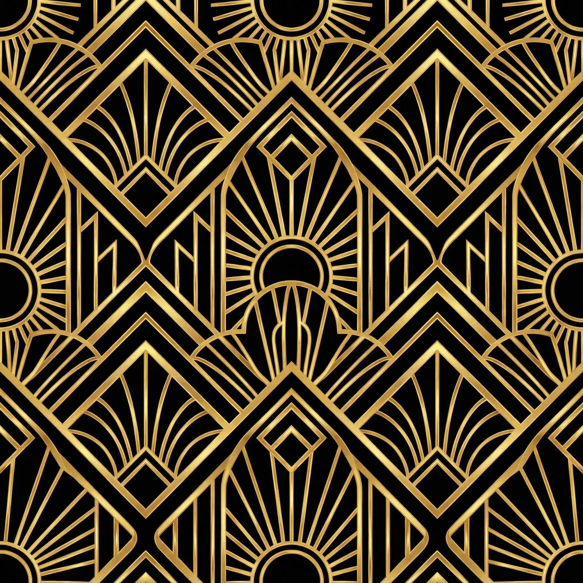 Art Deco几何图案 - 装饰 鸿运棋牌 页面