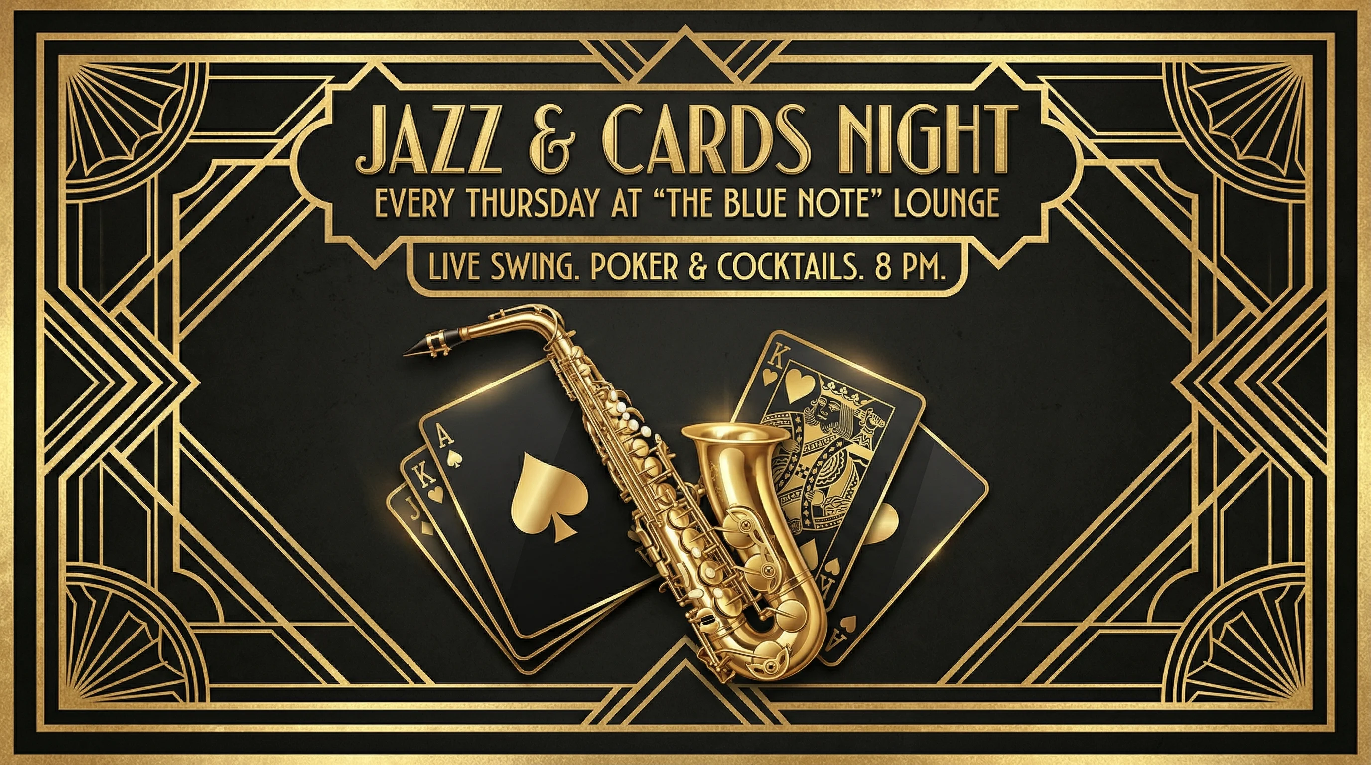 鸿运棋牌 App界面展示 - Art Deco风格移动应用